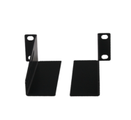Rockstable 10" L-Support Rail Kit de Rail de Rack SPCC Acier Noir