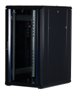 Rockstable 22U 19" Armoire de serveur en verre trempé autoportante