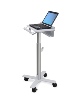 Chariot pour ordinateur portable Ergotron StyleView - SV10 - Chariot multimédia - Aluminium - Blanc - Ordinateur portable - 4,5 kg - 43,2 cm (17") - 4 roulettes