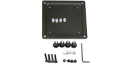 Kit de plaque de conversion Ergotron 75 mm à 100 mm - 500 g - VESA 75 x 75 mm / 100 x 100 mm
