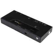 StarTech commutateur vidéo automatique HDMI 2 ports 4K rapide VS221HD4KA