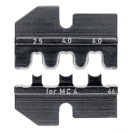 KNIPEX 97 49 66 Insert de sertissage pour connecteurs solaires MC4 2,5-6 mm²