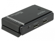 Delock 87750 - DisplayPort - Métal - Noir - 7680 x 4320 - 1 m - 100 - 240 V