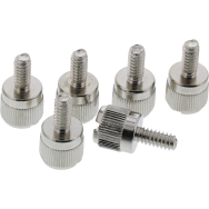 Vis à oreilles pour boîtier InLine, 6 pièces, argent