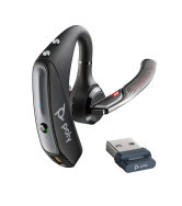 Poly Voyager 5200 - Sans fil - Voiture/Bureau à domicile - Casque d'écoute - Noir