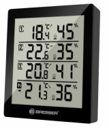 Bresser 7000020CM3000 Thermomètre numérique noir/blanc