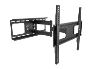 Support mural articulé Equip pour téléviseur 32"-55" - 200 x 200 mm - 400 x 400 mm - -20 - 10° - -90 - 90° - Acier - Noir