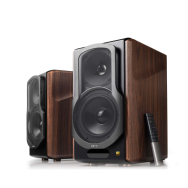 Edifier S2000MKIII - 2.0 canaux - 130 W - Universel - Noir - Bois - Intégré - 90 dB