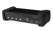Commutateur KVM USB DVI à 4 ports DIGITUS