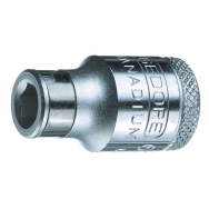 Adaptateur d'embout Gedore BL, douille 1/4" vers carré 3/8" 1973312