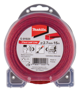 Makita E-01828 Fil de coupe Rouge 2.7mm 15m