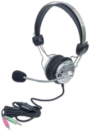 Casque supra-auriculaire Manhattan 3,5 mm gris