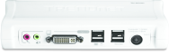 TRENDnet TK 204UK Commutateur Kvm à 2 ports - USB DVI