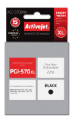 Cartouche d'encre Activejet ACC-570BNX noire 22 ml remplace Canon PGI-570Bk XL