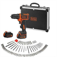 Perceuse-visseuse Black & Decker BDCDD12BAFC 26Nm 22500BPM