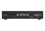 Commutateur KVM ATEN 4 ports USB DisplayPort - Double commutateur PSS PP4.0 sécurisé 4K
