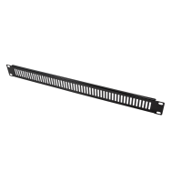 LogiLink PN111B 1U Panneau ventilé 19" 7,5 mm acier