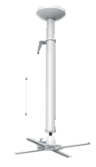 Support de plafond pour projecteur Hagor Beamfix II 820-1200 mm