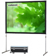 celexon Mobil Expert 203 x 152 cm - 4:3 - Noir, Blanc