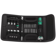 Wera 05051045001 - Jeu de clés à douille - 26 pièces. - Noir, Chrome, Vert - Poignée à cliquet, Poignée rapide - 5,5,6,7,8,10,12,13 mm