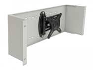 Delock 42640 - Bras de montage pour écran plat - Gris - 10 kg - 50 x 50, 75 x 75, 100 x 100 - 482,6 mm - 142 mm