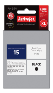 Cartouche d'encre Activejet AH-15N noire 44 ml remplace HP 15 C6615A