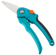 Sécateur à lame franche Gardena 8707-20, coupe en acier inoxydable bleu