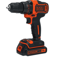 Black & Decker BDCDD186K Perceuse-visseuse 360 ​​tr/min Mandrin 2,5 cm