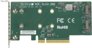SuperMicro AOC-SLG3-2M2-O, double SSD NVMe M.2 PCIe