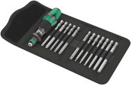 Wera 05004171001 - Outils vélo - Coffret d'outils vélo - Noir - Vert - T10, T20, T25, T30 - 2, 2, 5, 3, 4, 5, 6 mm - 150 mm