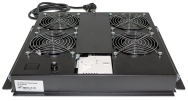 Compartiment ventilateur rack (220/240 V) avec thermostat (4 ventilateurs)