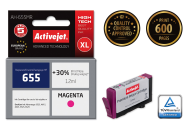 Cartouche d'encre Activejet AH-655MR magenta 12 ml remplace HP 655 CZ111AE