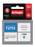 Cartouche d'encre cyan Activejet AE-27CNX 18 ml remplace Epson 27XL T2712