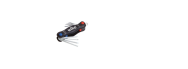 Wiha Mini PocketStar multitool, 5,5 cm, fibre de verre, multicolore