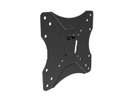 Support mural TV pivotant Equip 23"-42" - 75 x 75 mm - 200 x 200 mm - -7,5 - 7,5° - -25 - 25° - Acier - Noir