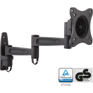 Support mural pour moniteur InLine 27" 15 kg, double bras