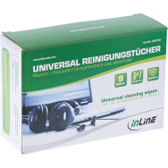 Lingettes nettoyantes universelles InLine humides/sèches