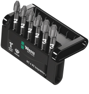 Wera Bit-Check - 6 pièces - Pozidriv - PZ 2, PZ 3 - 4x PZ 2x50 mm 2x PZ 3x50 mm