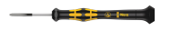 Tournevis Wera 1578 A ESD Kraftform Micro pour vis à fente - 13 mm - 17,7 cm - 13 mm - Noir/Jaune