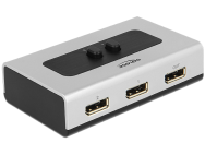 Delock 87668 - DisplayPort - Noir - Gris - 2560 x 1440 pixels - 112 mm - 68 mm - 29 mm