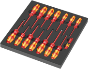 Jeu de tournevis Wera 16 pièces Phillips Pozidriv fente