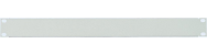 Cache obturateur 19", 1 U, gris - Cache obturateur