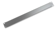 Plaque aveugle Triton 19" - 1 U - Métal - Gris clair