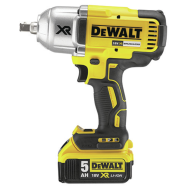 DEWALT DCF899P2-QW - Clé à chocs - Noir - Jaune - 1/2" - 1900 tr/min - 400 tr/min - 1900 tr/min