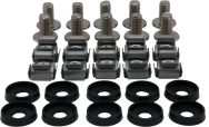 Rockstable M6 Phillips Jeu de vis Rack Fastener Argent 10 pcs