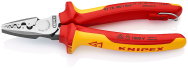 KNIPEX KN 97 78 180 T Pince à sertir VDE pour embouts