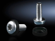 Rittal DK Vis multi-dents M5x16 - Vis à pignon et crémaillère et rondelles (Paquet de 50) ( 7094130 )