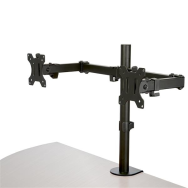 Support d'écran pivotant pour deux écrans StarTech ARMDUAL2