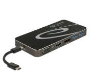Delock 87773 - Filaire - USB 3.2 Gen 1 (3.1 Gen 1) Type-C - 4,5 W - Noir - 3840 x 2160 pixels - Chine