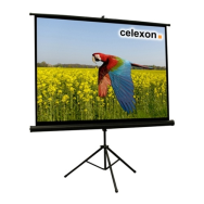 celexon 1090020 - 2,11 m - 158 cm - 4:3 - Noir - Blanc